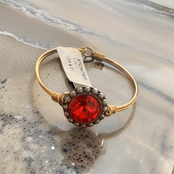 NEW Luca + RUBY GEMSTONE bracelet, NWT - Picture 2 of 8